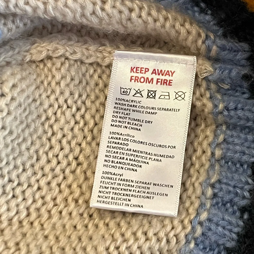 Urban Outfitters | Bobby Boyfriend Striped Crew-Neck Sweater Medium | Y2K Vibes - Picture 5 of 6